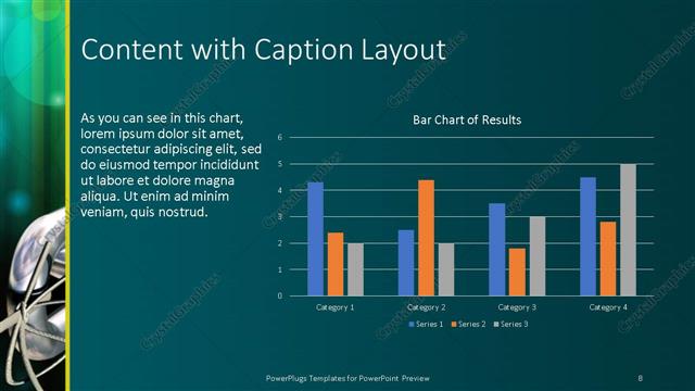 Content with Caption presentation slide layout
