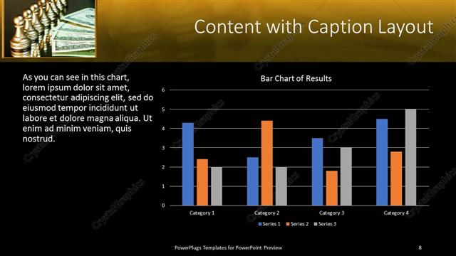 Content with Caption presentation slide layout