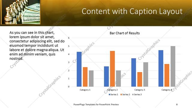 Content with Caption presentation slide layout