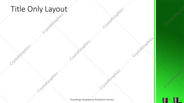 Title Only presentation slide layout