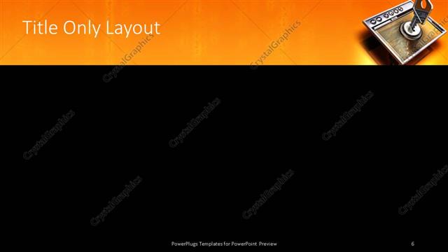 Title Only presentation slide layout