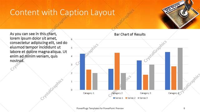 Content with Caption presentation slide layout