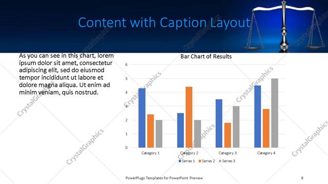 Content with Caption presentation slide layout