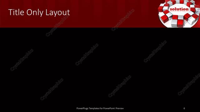 Title Only presentation slide layout