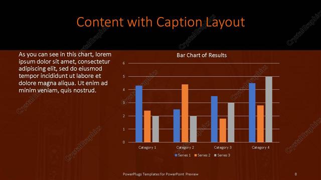 Content with Caption presentation slide layout