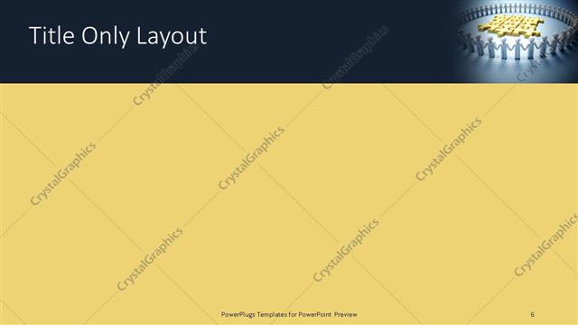 Title Only presentation slide layout