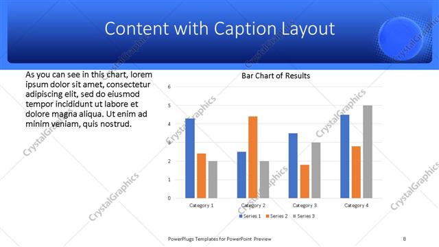 Content with Caption presentation slide layout
