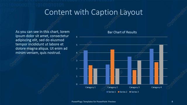 Content with Caption presentation slide layout