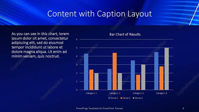 Content with Caption presentation slide layout