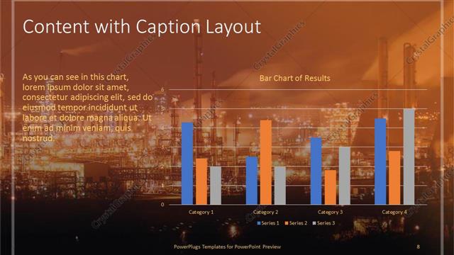 Content with Caption presentation slide layout