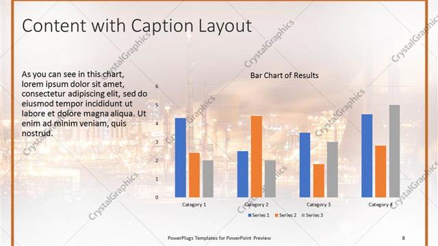 Content with Caption presentation slide layout