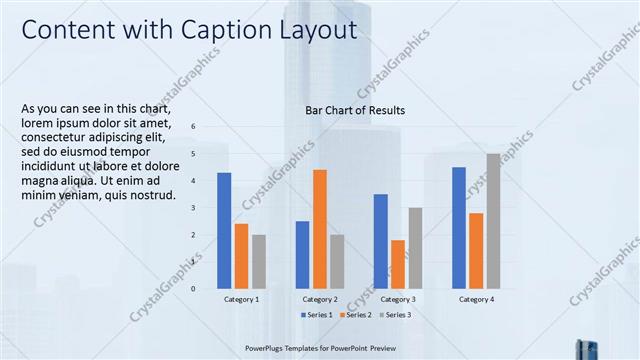 Content with Caption presentation slide layout