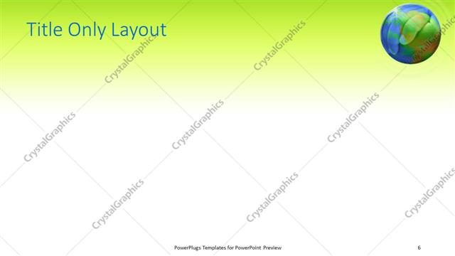 Title Only presentation slide layout