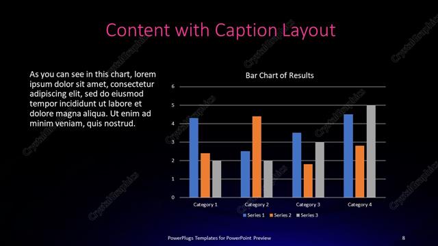 Content with Caption presentation slide layout