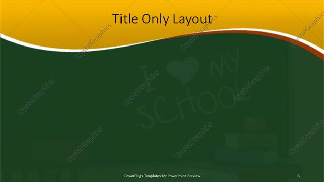 Title Only presentation slide layout