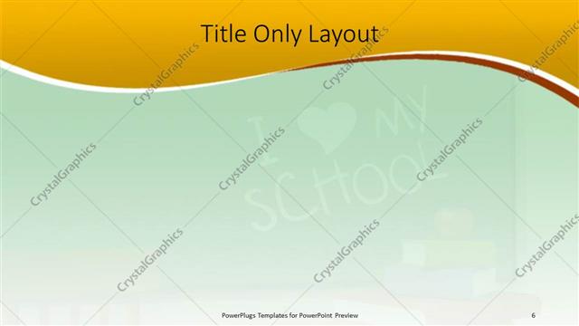 Title Only presentation slide layout
