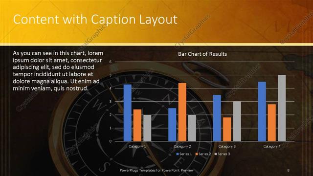 Content with Caption presentation slide layout