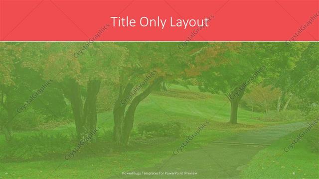 Title Only presentation slide layout