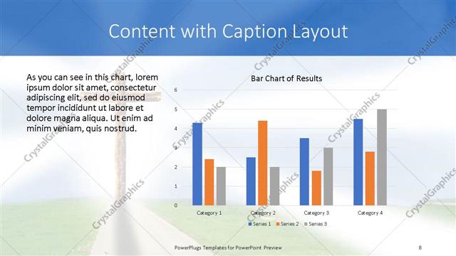 Content with Caption presentation slide layout