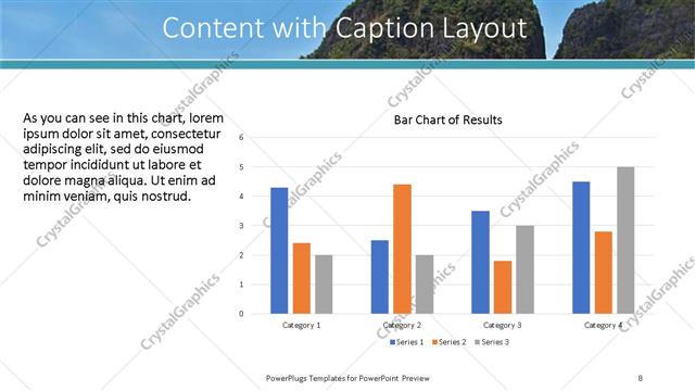 Content with Caption presentation slide layout