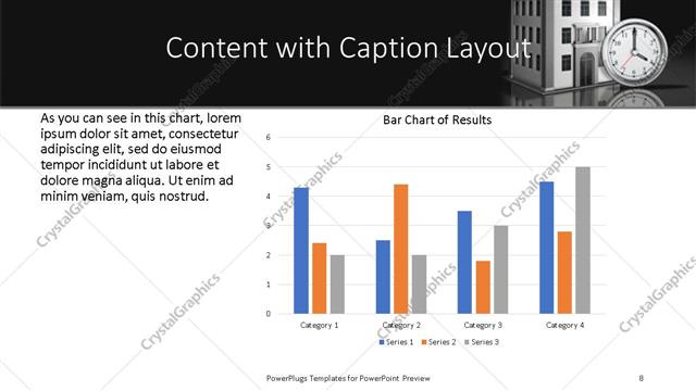 Content with Caption presentation slide layout