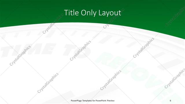 Title Only presentation slide layout
