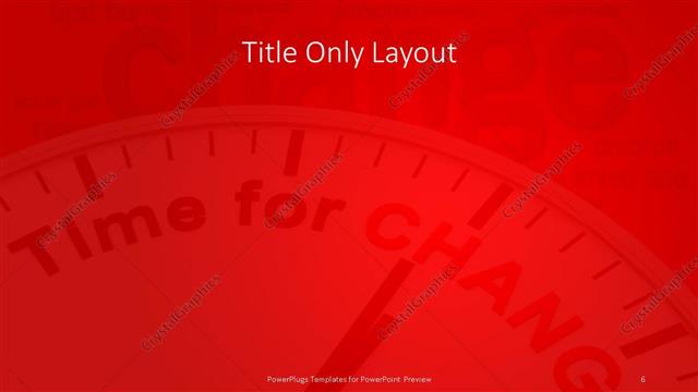 Title Only presentation slide layout
