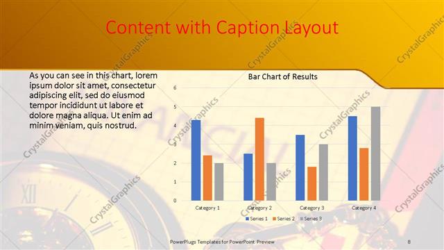 Content with Caption presentation slide layout