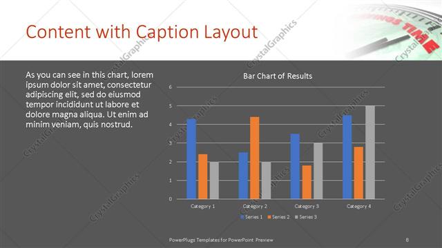 Content with Caption presentation slide layout