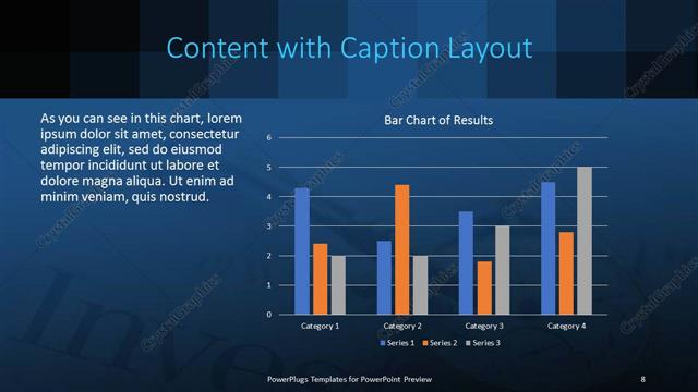 Content with Caption presentation slide layout