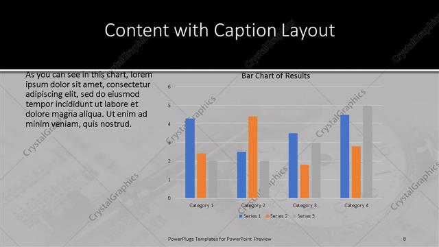 Content with Caption presentation slide layout