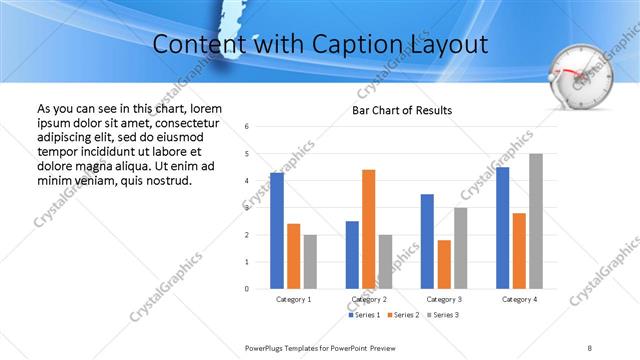 Content with Caption presentation slide layout