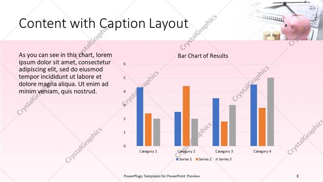 Content with Caption presentation slide layout