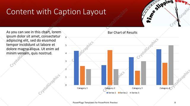 Content with Caption presentation slide layout