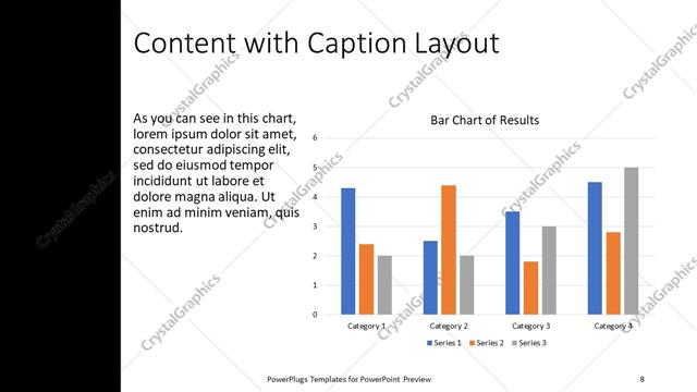 Content with Caption presentation slide layout