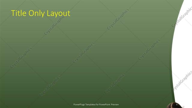 Title Only presentation slide layout