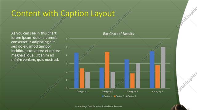 Content with Caption presentation slide layout