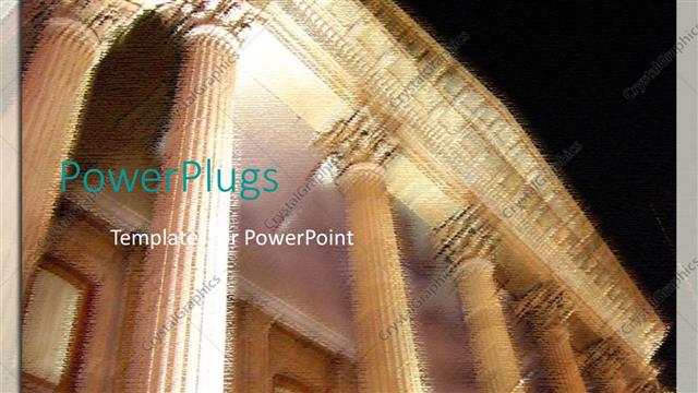  Presentation with ancient - Close-up blurred depiction of shrine at night, ancient building, historic building on black background