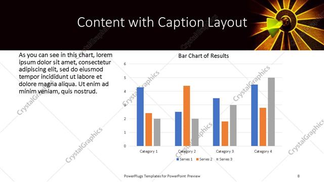 Content with Caption presentation slide layout