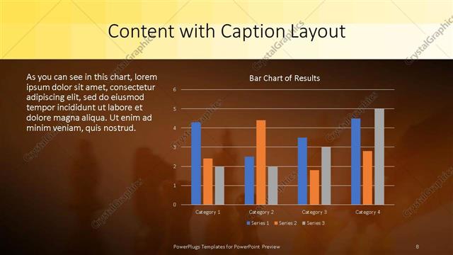 Content with Caption presentation slide layout