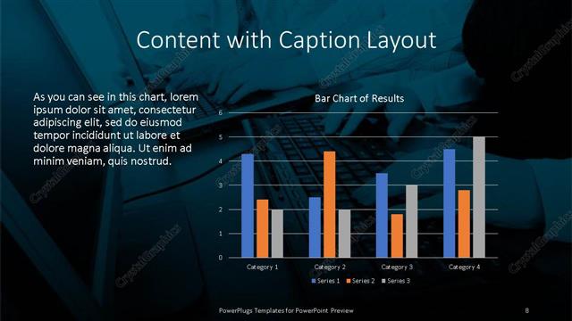Content with Caption presentation slide layout