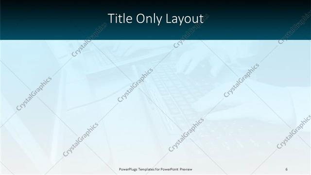 Title Only presentation slide layout