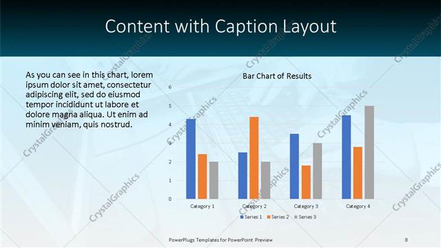 Content with Caption presentation slide layout