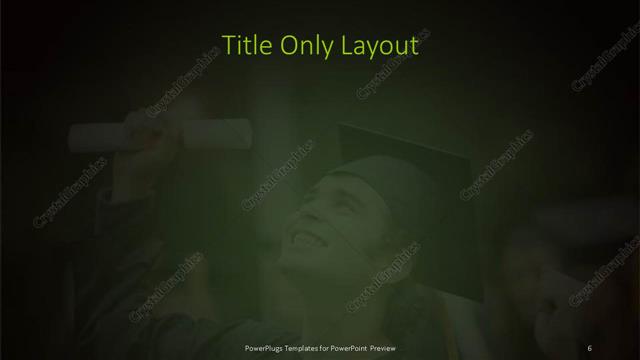 Title Only presentation slide layout
