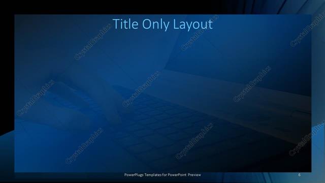 Title Only presentation slide layout