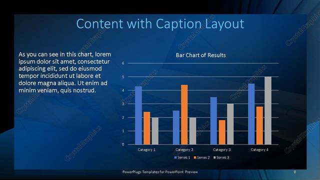 Content with Caption presentation slide layout