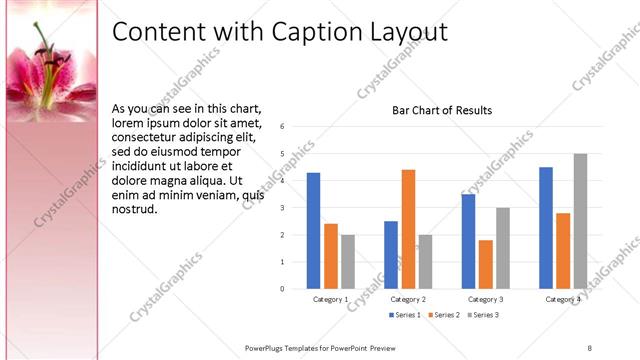 Content with Caption presentation slide layout