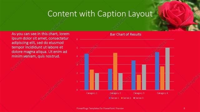 Content with Caption presentation slide layout