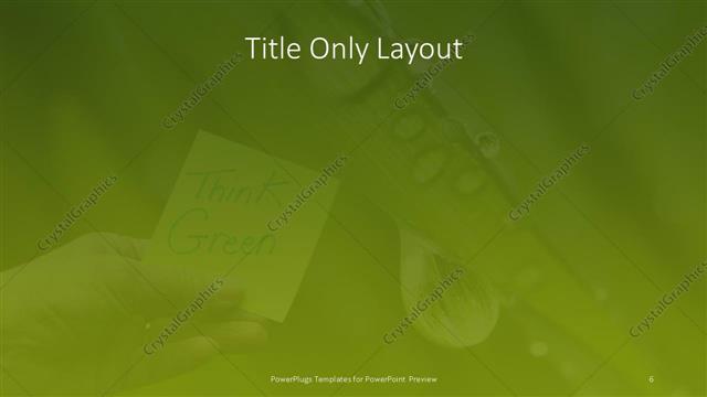 Title Only presentation slide layout