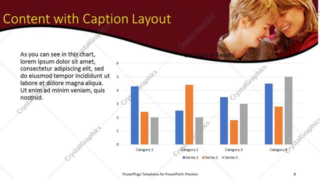 Content with Caption presentation slide layout